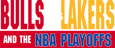 Bulls vs. Lakers and the NBA Playoffs logo for Sega Mega Drive